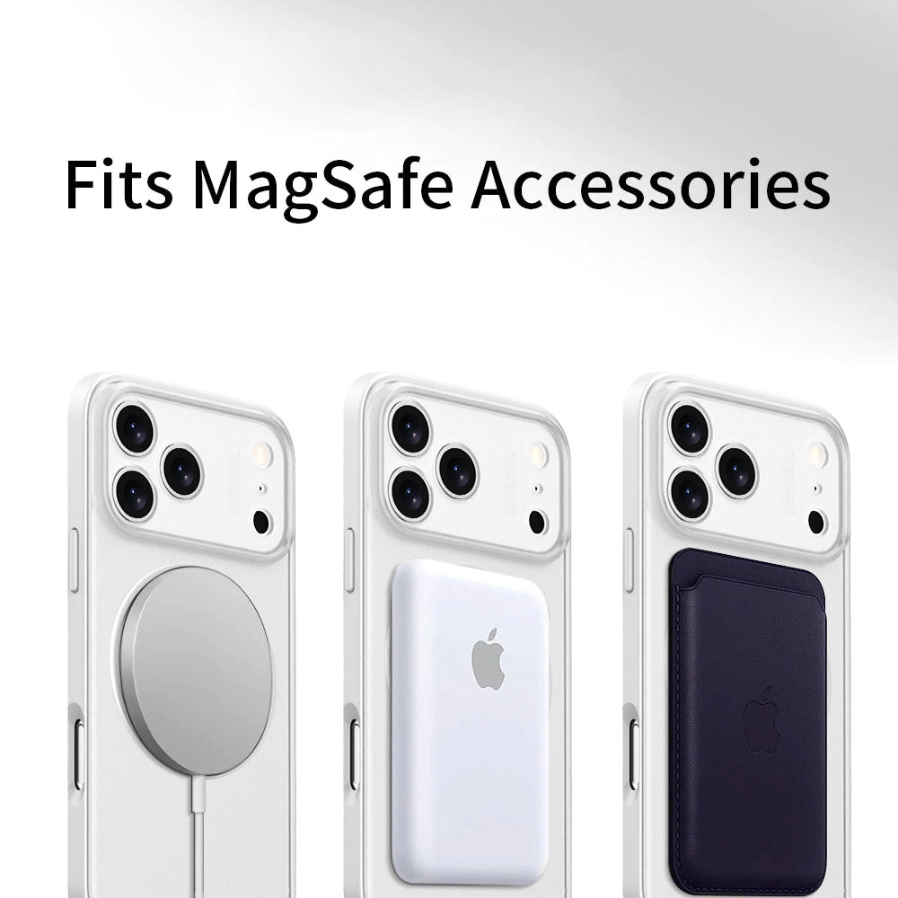 ARMOR-X APPLE iPhone 18 Pro Max shockproof compact case with rotatable magnetic stand, supports wireless charging. Moreover, this case attaches to other MagSafe accessories, such as wallets, battery packs, and car mounts.