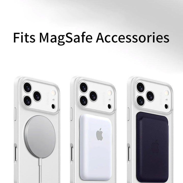 ARMOR-X APPLE iPhone 18 Pro Max shockproof compact case with rotatable magnetic stand, supports wireless charging. Moreover, this case attaches to other MagSafe accessories, such as wallets, battery packs, and car mounts.