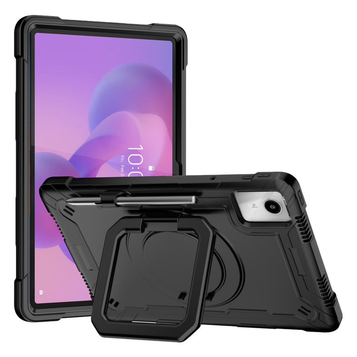 ARMOR-X Lenovo Tab K11 (Gen 2) / Lenovo Idea Tab ( 11" TB336 ) shockproof case, impact protection cover. Rugged case with folding grip kick stand. Hand free typing, drawing, video watching.