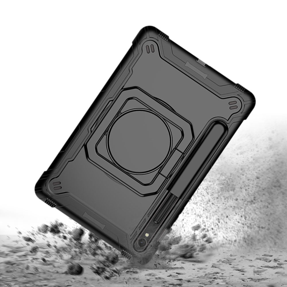 Black Durable Galaxy Tab S9 FE Case