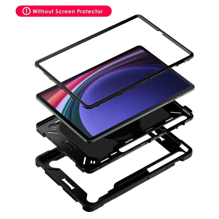 ARMOR-X Samsung Galaxy Tab S11 SM-X730 / X736 / X738 shockproof case, three-layer shock absorbing construction provides complete protection against accidental drops, bumps and shocks.