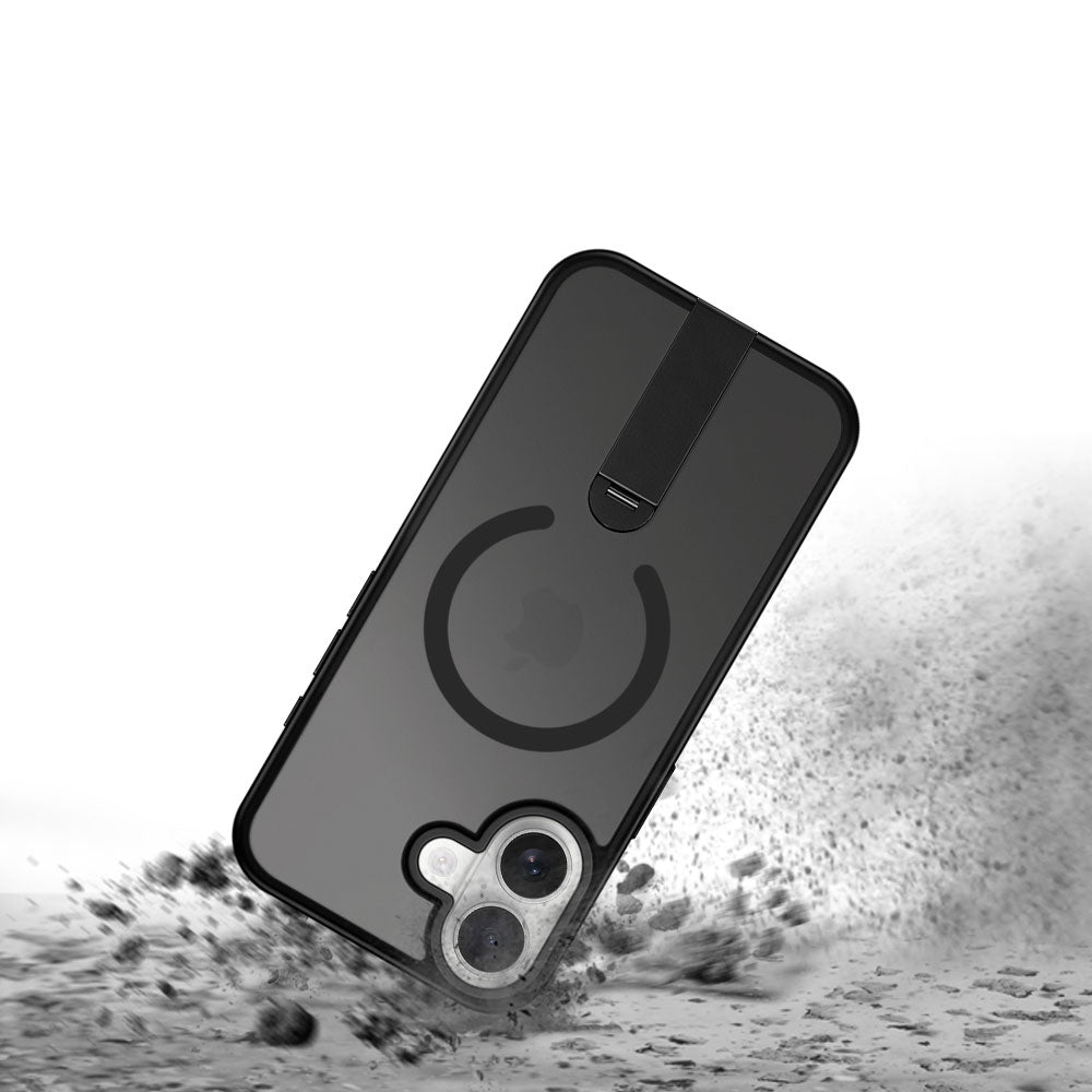 KRN-IPH-17 | iPhone 17 | Shockproof Compact Case with kickstand Compatible with MagSafe
