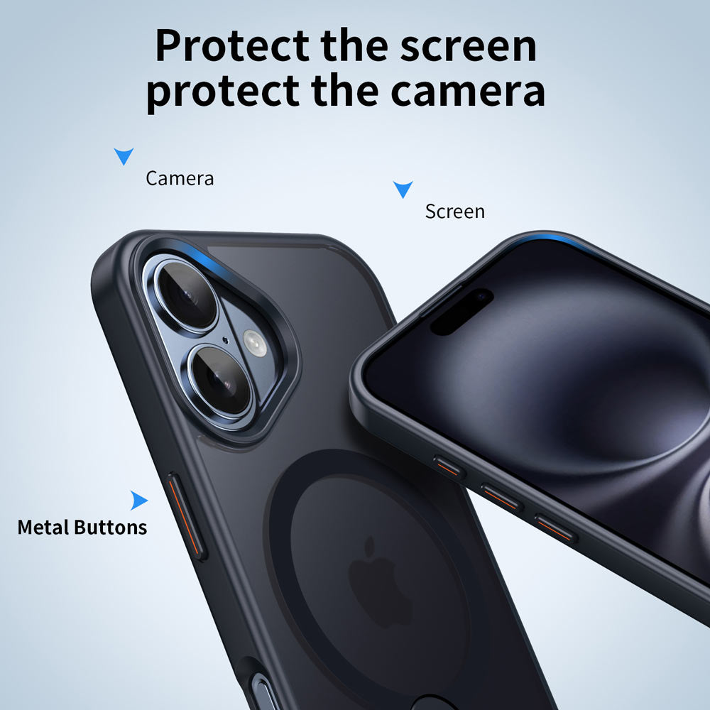 KRN-IPH-17 | iPhone 17 | Shockproof Compact Case with kickstand Compatible with MagSafe