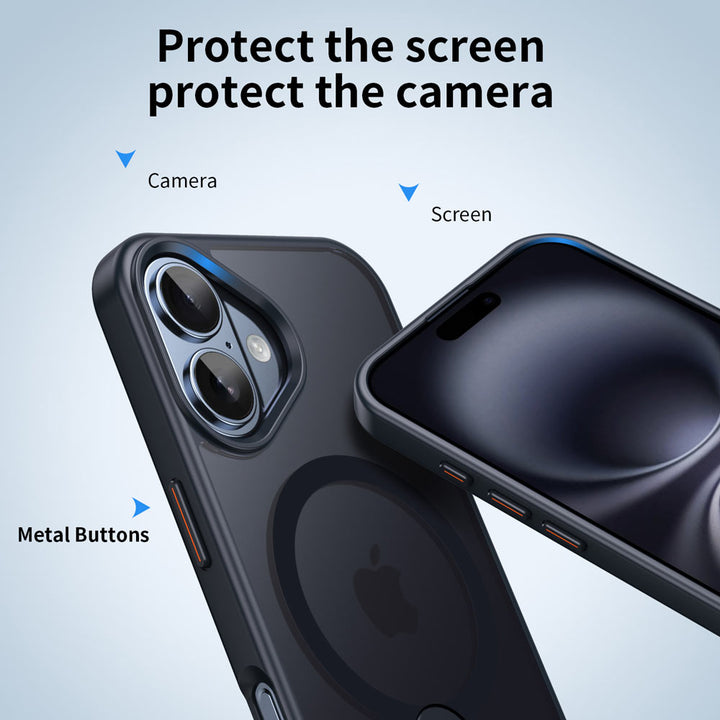 KRN-IPH-17 | iPhone 17 | Shockproof Compact Case with kickstand Compatible with MagSafe