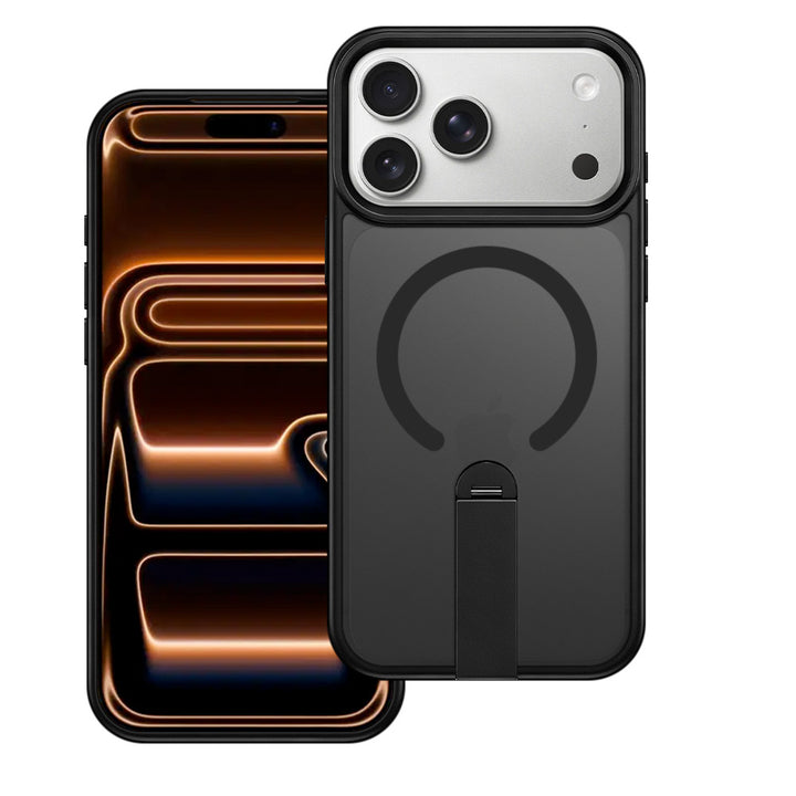 ARMOR-X iPhone 17 Pro Max Shockproof Compact Case with kickstand Compatible with MagSafe.