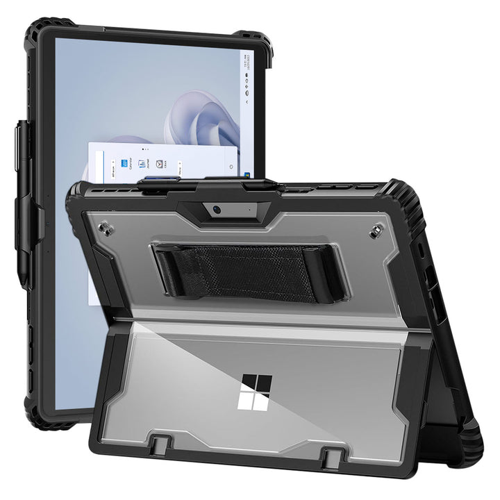 ARMOR-X Microsoft Surface Pro 11 / 10 / 9 protective rugged case with pen holder.