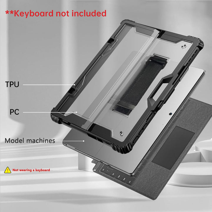 KSN-MS-SFPR12 | Microsoft Surface Pro 12-inch Copilot+ PC | Protective Rugged Case with Pen Holder