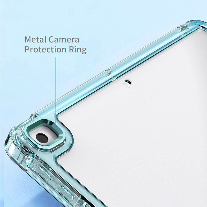 ARMOR-X Apple iPad Air (3rd Gen.) 2019 shockproof case. Metal camera protection ring provides unique protection for your rear camera.