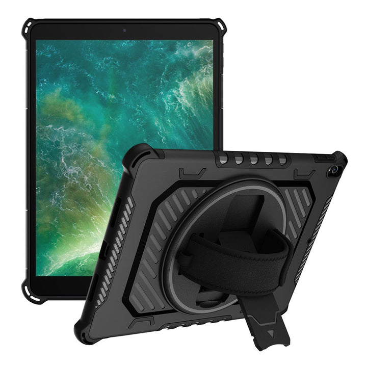 ARMOR-X iPad Pro 10.5 2017 shockproof case, impact protection cover with hand strap and kick stand.