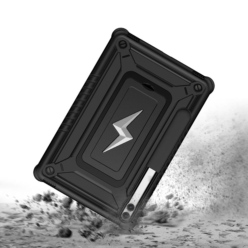 ARMOR-X Samsung Galaxy Tab S9 FE+ S9 FE Plus SM-X610 X616 X618 shockproof case helps guard your device against drops, bumps, and daily wear.