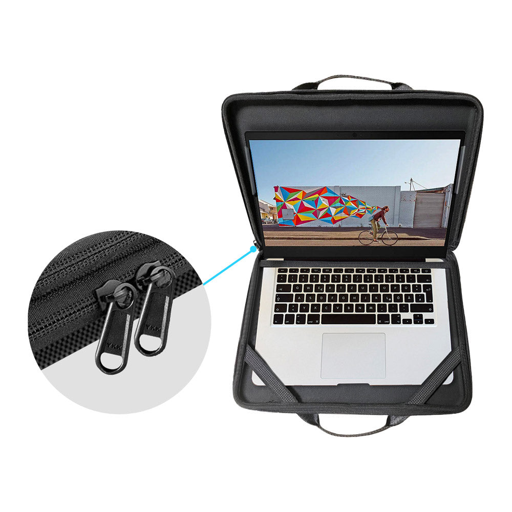 ARMOR-X 13 - 14" ASUS Chromebook & Laptop bag with high quality zipper.