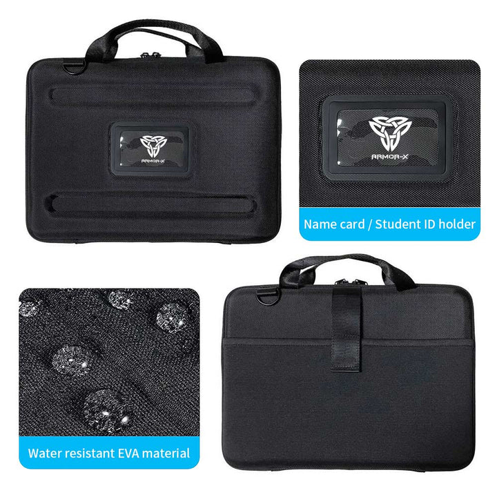 ARMOR-X 13 - 14" ASUS Chromebook & Laptop bag. Waterproof laptop bag.