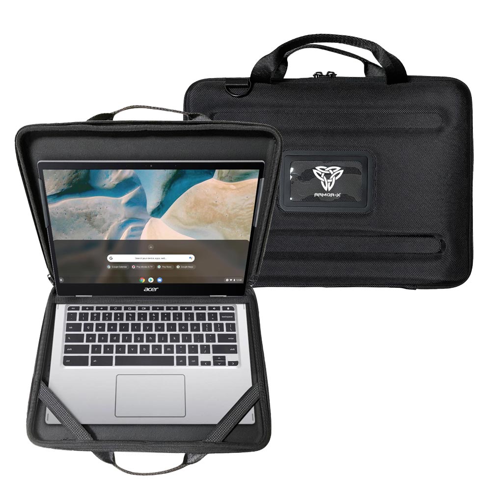 ARMOR-X 13 - 14" Acer Chromebook & Laptop bag. Always-On design and get your chromebook or laptop always ready.