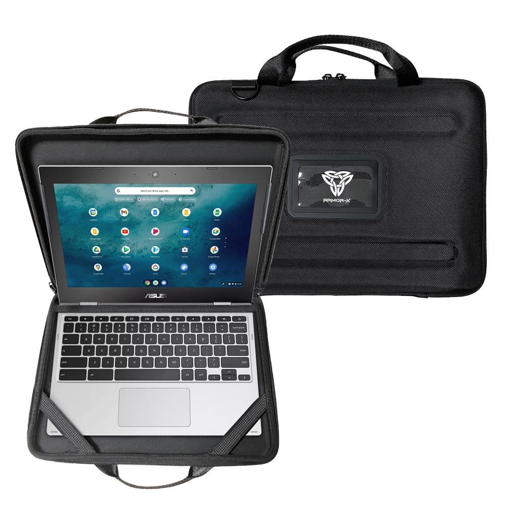 ARMOR-X 13 - 14" ASUS Chromebook & Laptop bag. Always-On design and get your chromebook or laptop always ready.