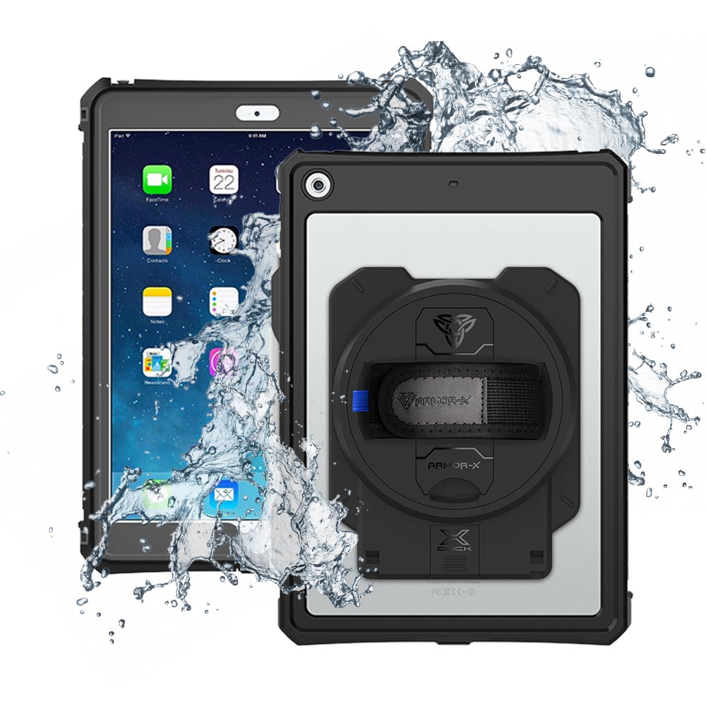 ARMOR-X iPad 10.2 (7th & 8th & 9th Gen.) 2019 / 2020 / 2021 waterproof case. iPad 10.2 (7th & 8th & 9th Gen.) 2019 / 2020 / 2021 shockproof cases. iPad 10.2 (7th & 8th & 9th Gen.) 2019 / 2020 / 2021 Military-Grade rugged cover.