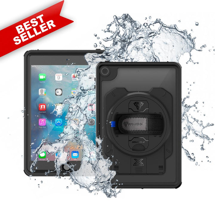 ARMOR-X iPad mini 4 waterproof case. iPad mini 4 shockproof cases. iPad mini 4 Military-Grade rugged cover.