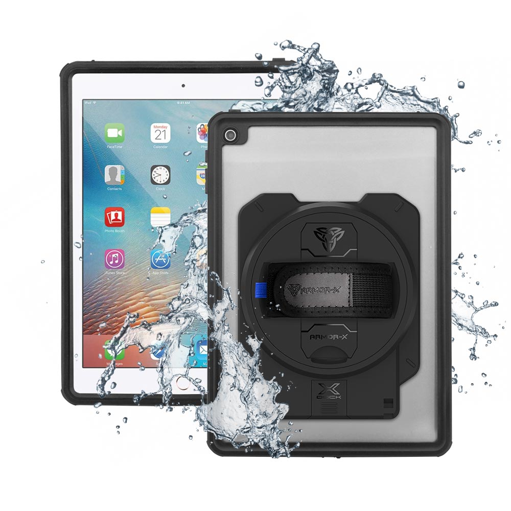 ARMOR-X iPad Air 2 waterproof case. iPad Air 2 shockproof cases. iPad Air 2 Military-Grade rugged cover.