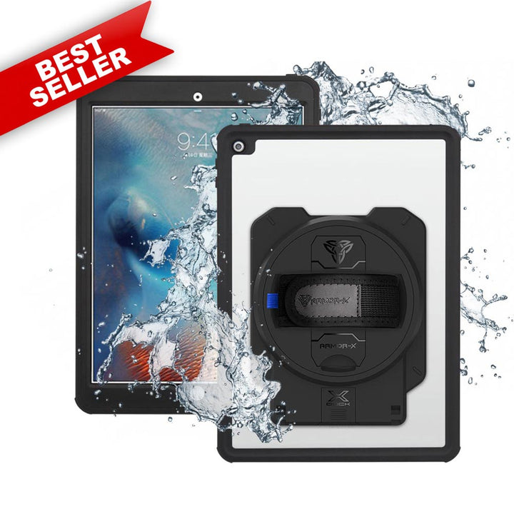 ARMOR-X iPad Pro 10.5 2017 waterproof case. iPad Pro 10.5 2017 shockproof cases. iPad Pro 10.5 2017 Military-Grade rugged cover.