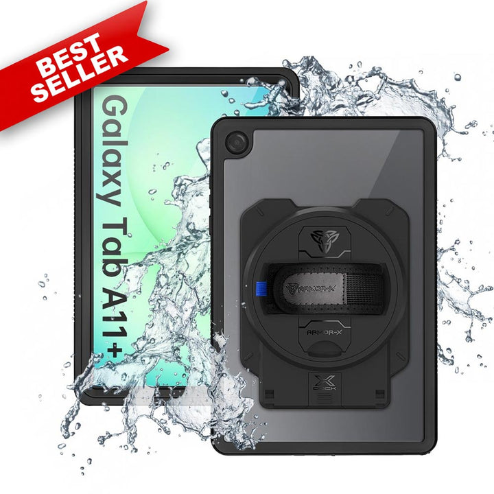 ARMOR-X Samsung Galaxy Tab A11+ A11 Plus ( 11" ) SM-X230 / SM-X235 / SM-X236 Military-Grade rugged cover.