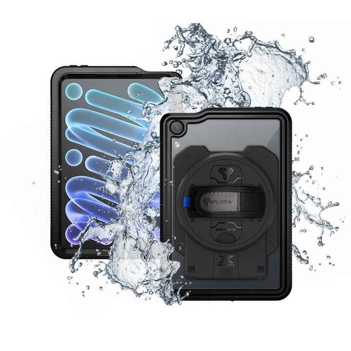 ARMOR-X iPad mini (A20 Pro) waterproof case. iPad mini (A20 Pro) shockproof cases. iPad mini (A20 Pro) Military-Grade rugged cover.