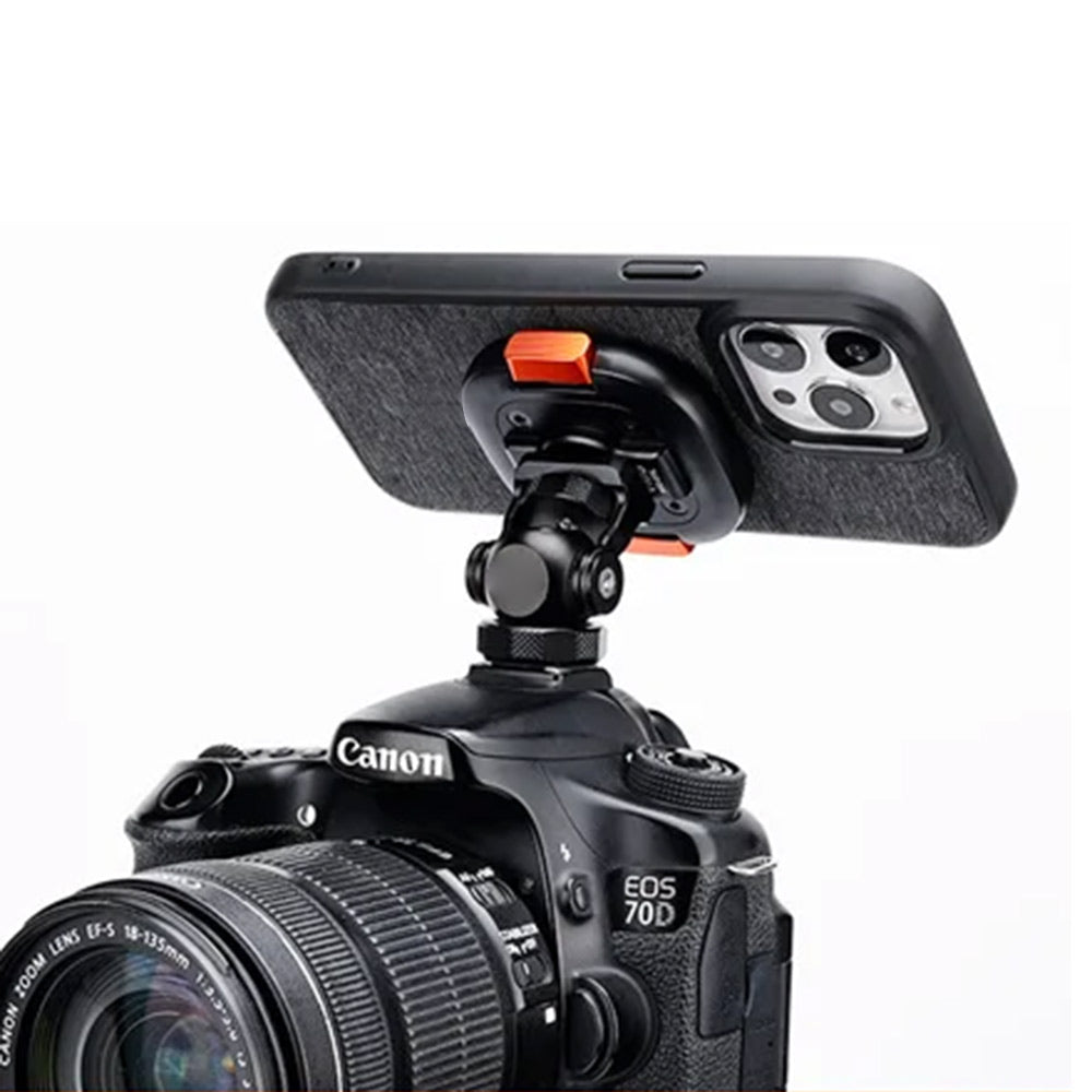 ARMOR-X magnetic quick release mount design for phone.