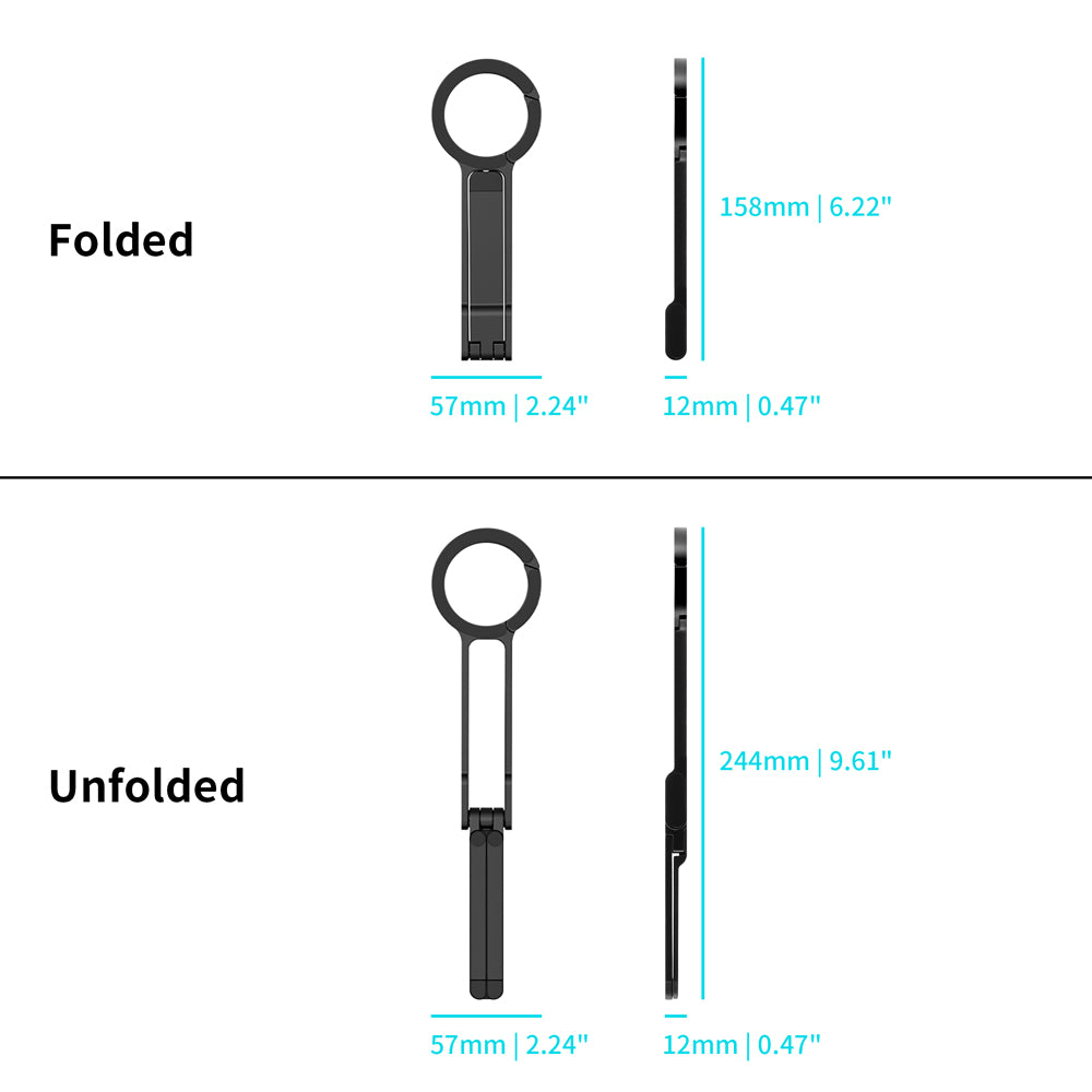 MGS-CMR02 | Carabiner Magnetic Tripod Mount (without Charger) | Design for iPhone