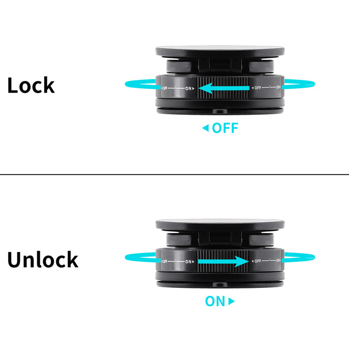 MGS-T28-2 | Vacuum-lock Suction Magnetic Mount (without Charger) | Design for iPhone & Smartphone