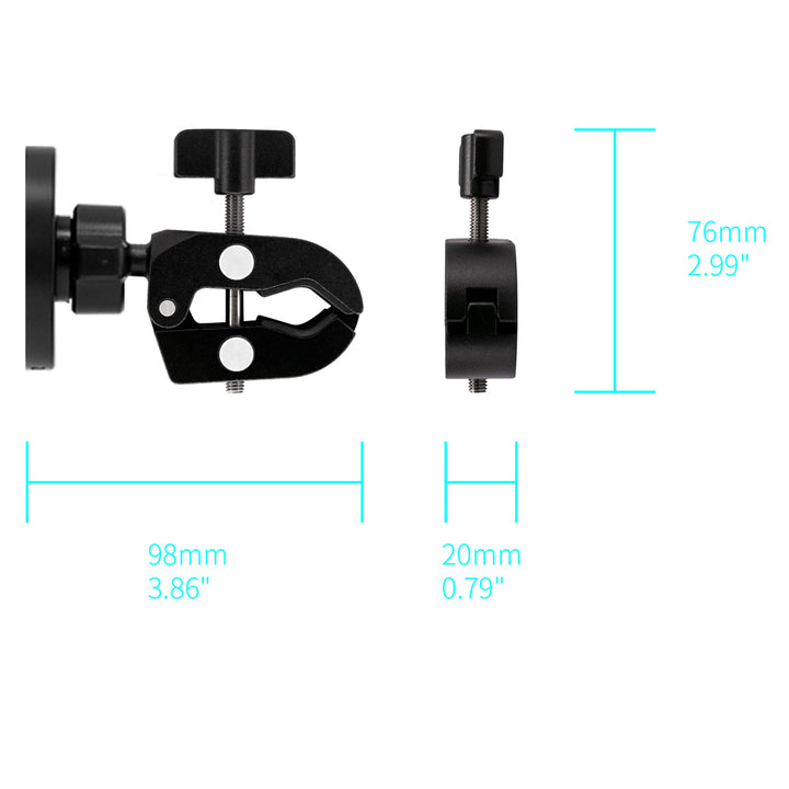 MGS-X132 | Quick Release Handle Bar MagSafe 15W Fast Charger Mount | Design for iPhone