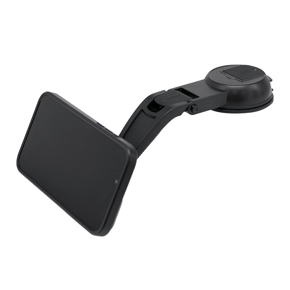 MGS-X136 | Folding Car Dashboard Suction Cup MagSafe 15W Fast Charger Mount | Design for iPhone