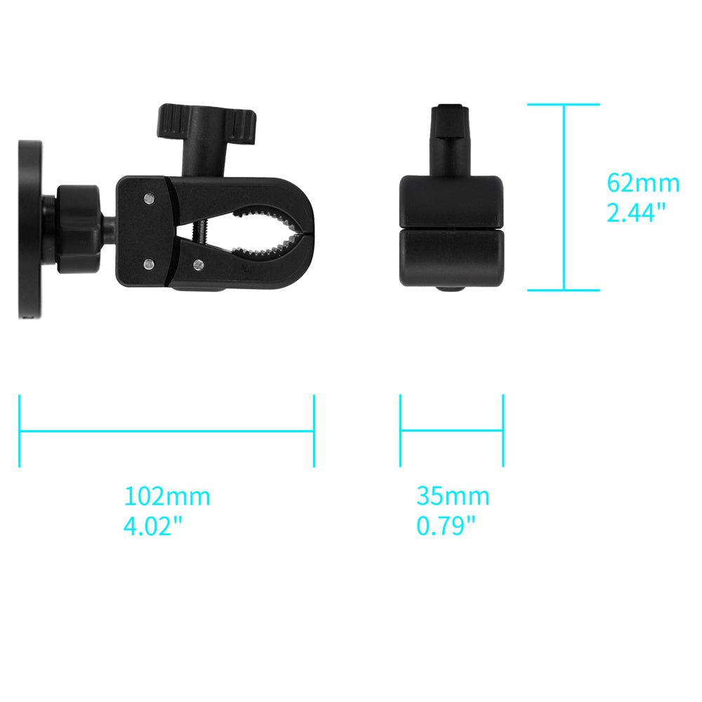 MGS-X146 | Quick Release Handlebar MagSafe 15W Fast Charger Mount | Design for iPhone