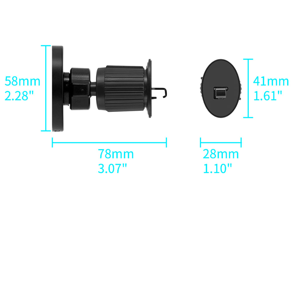 MGS-X151 | Car Air Vent MagSafe 15W Fast Charger Mount | Design for iPhone