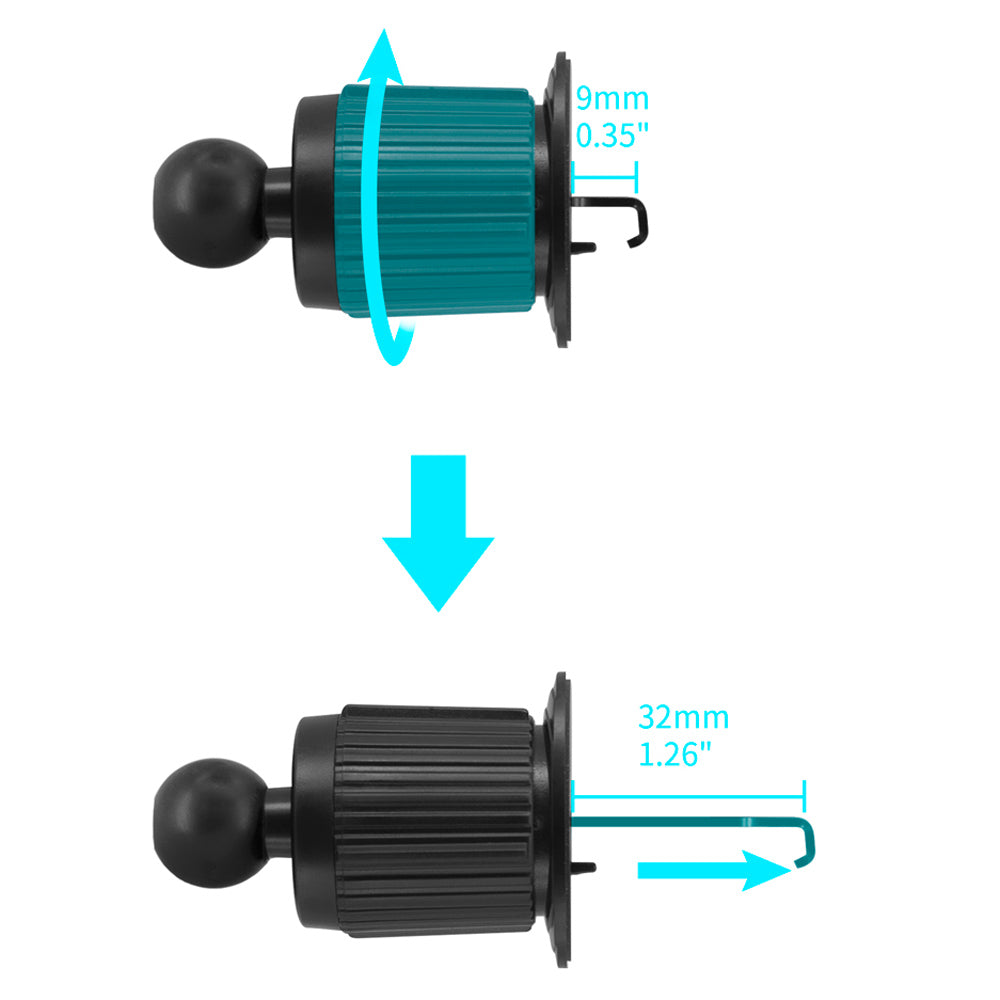 MGS-X151 | Car Air Vent MagSafe 15W Fast Charger Mount | Design for iPhone