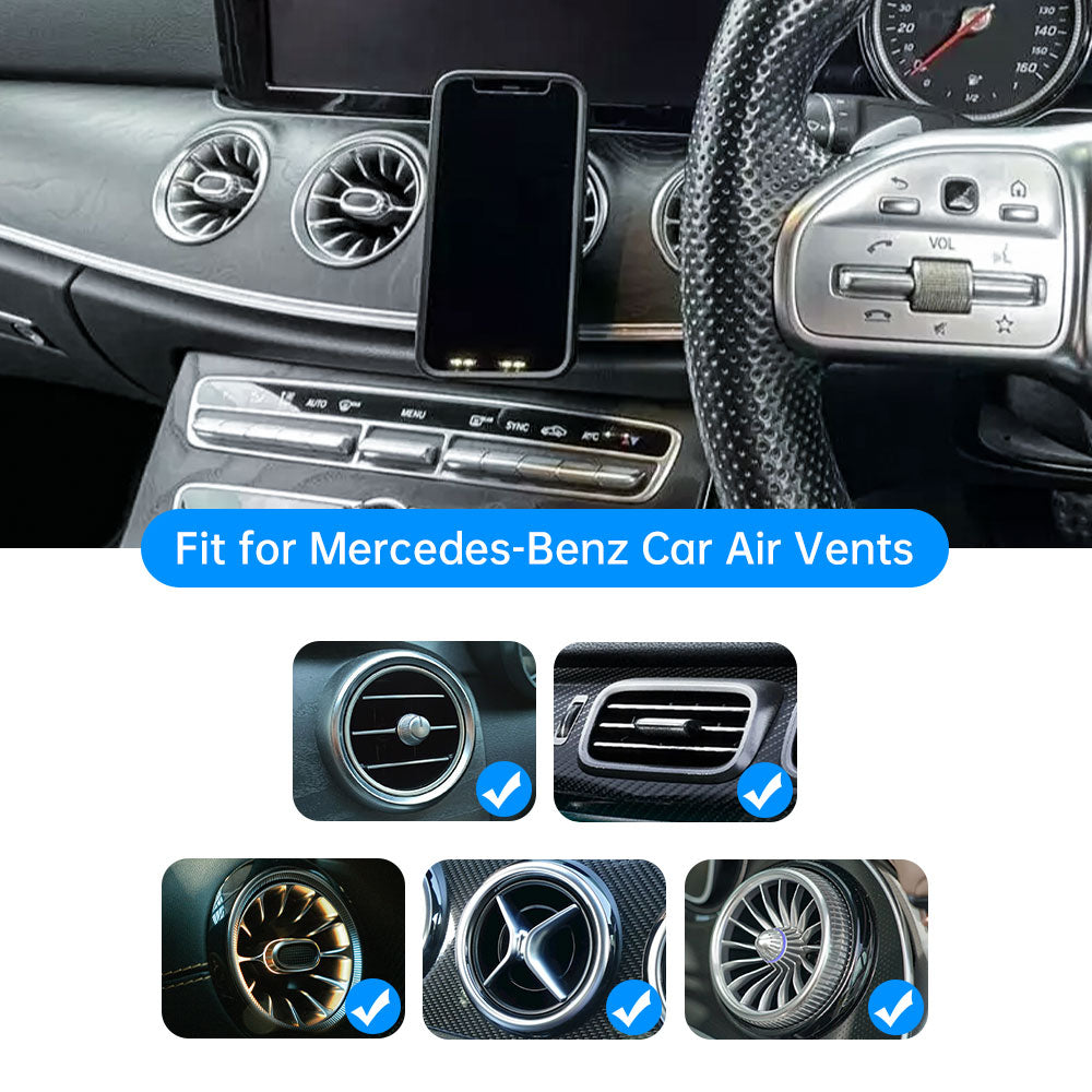 MGS-X152 | Car Air Vent MagSafe 15W Fast Charger Mount for Mercedes Benz | Design for iPhone