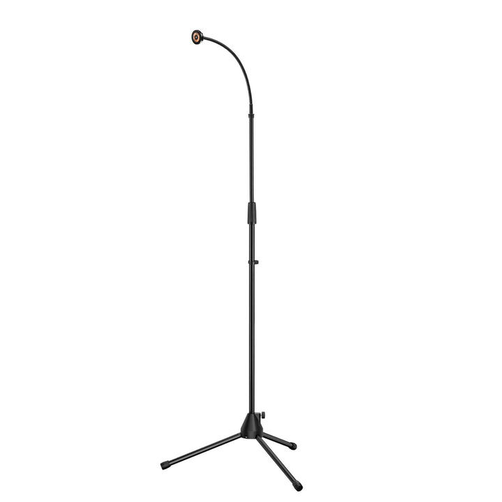 MGS-X185 | Tripod Floor Stand With Boom Microphone Arm | MagSafe / Pixelsnap 15W Fast Charger | Design for iPhone & Smartphone