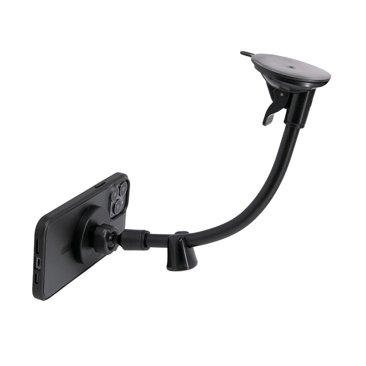 MGS-X93 | Flexi Arm Suction Cup MagSafe 15W Fast Charger Mount *LONG | Design for iPhone