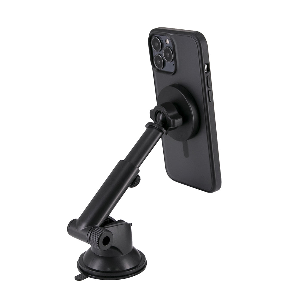 MGS-X95 | Extendable Suction Cup MagSafe 15W Fast Charger Mount | Design for iPhone