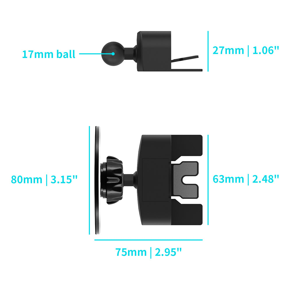 MGT-X100 | CD Slot Mount | Magnetic Mount | Design for iPad, Galaxy Tab &amp; Tablet