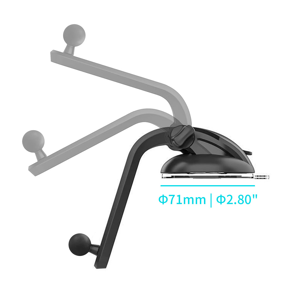 MGT-X121 | Car Dashboard Suction Mount | Magnetic Mount | Design for iPad, Galaxy Tab &amp; Tablet