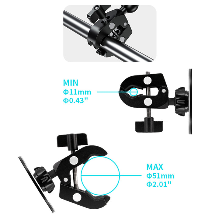 MGT-X132 | Quick Release Handle Bar Mount | Magnetic Mount | Design for iPad, Galaxy Tab & Tablet
