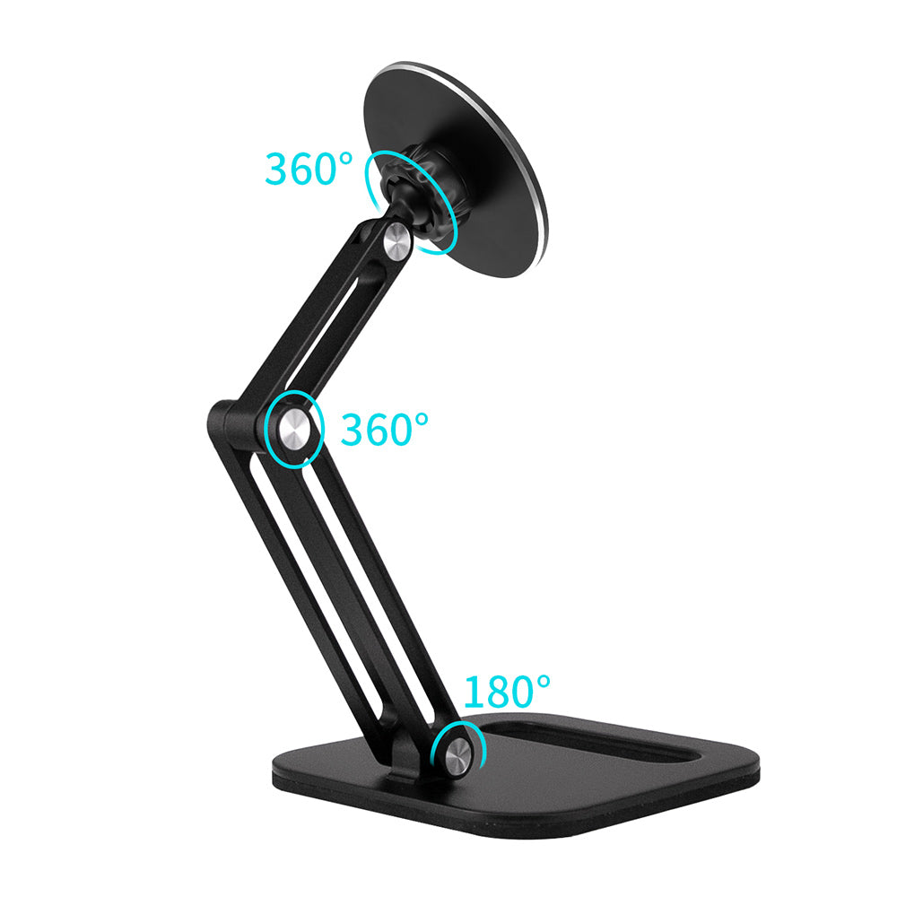 MGT-X142 | Adjustable Foldable Desktop | Magnetic Mount | Design for iPad, Galaxy Tab & Tablet