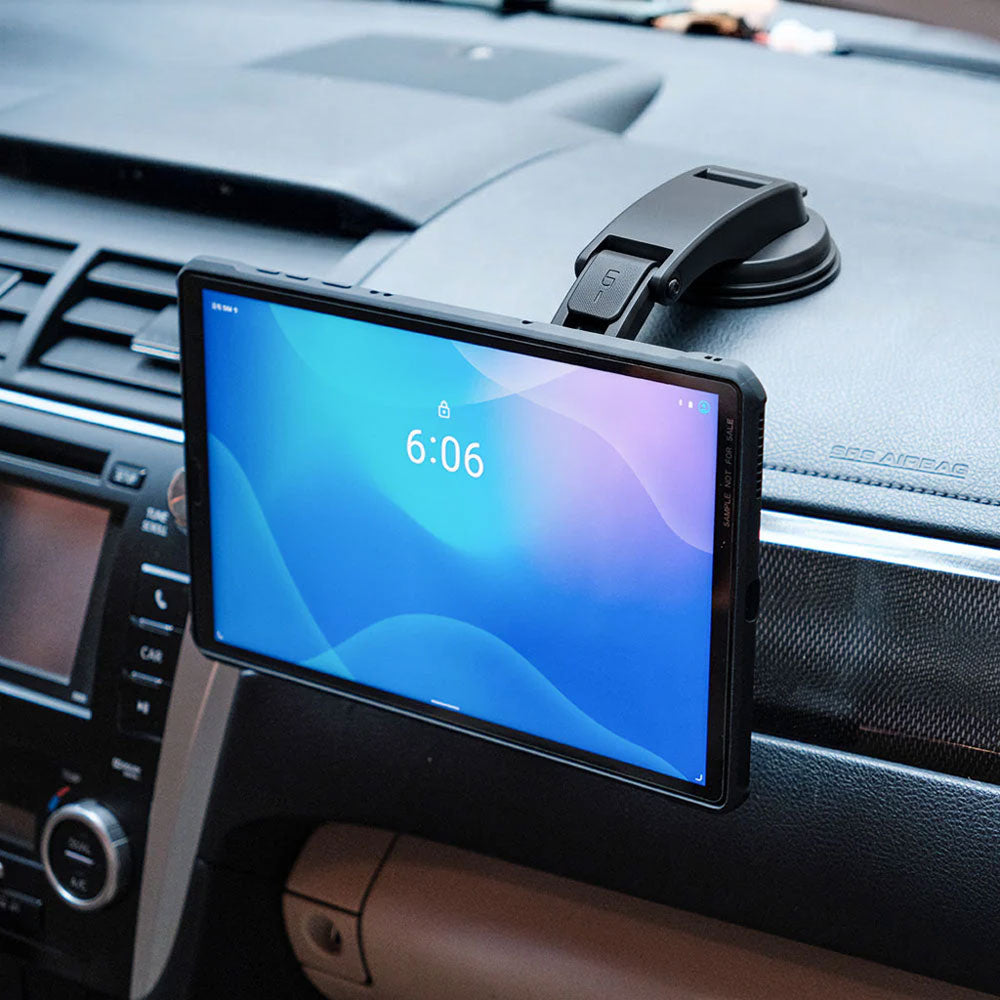 MGT-X144 | Folding Arm Suction Cup Mount | Magnetic Mount | Design for iPad, Galaxy Tab &amp; Tablet
