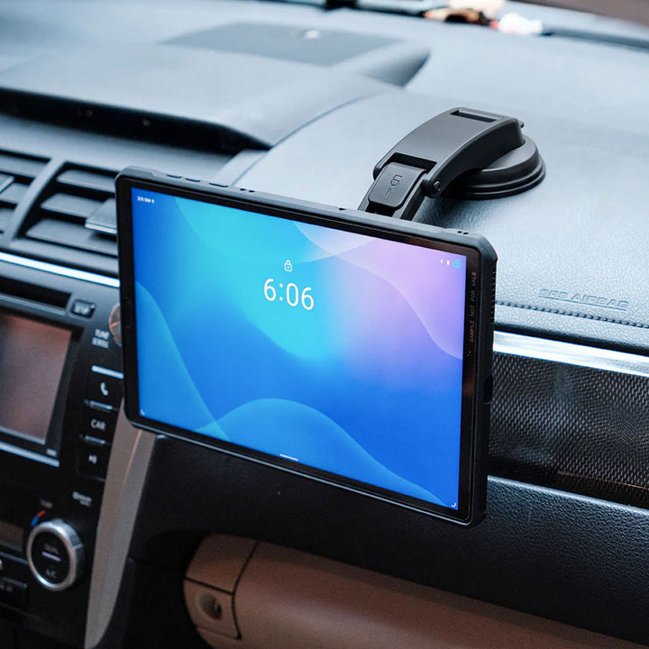 MGT-X144 | Folding Arm Suction Cup Mount | Magnetic Mount | Design for iPad, Galaxy Tab &amp; Tablet