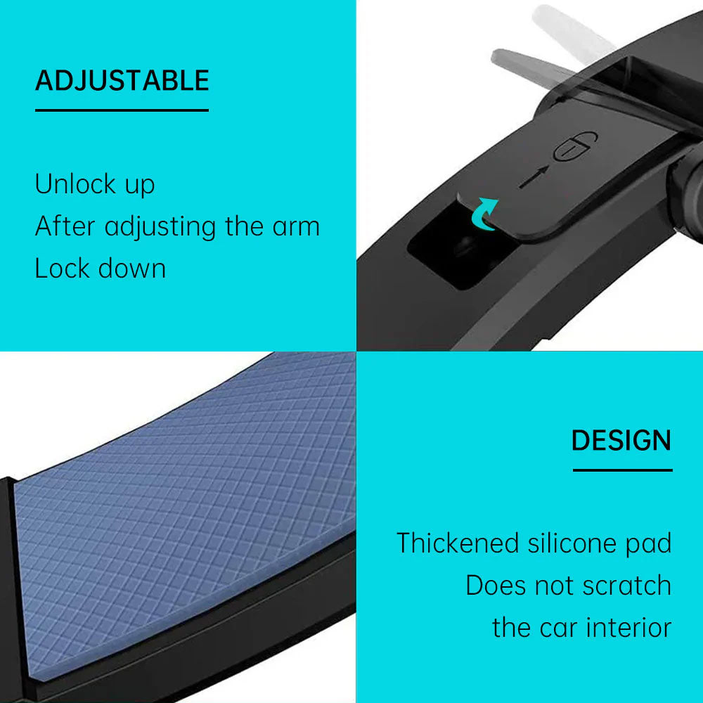 MGT-X144 | Folding Arm Suction Cup Mount | Magnetic Mount | Design for iPad, Galaxy Tab &amp; Tablet