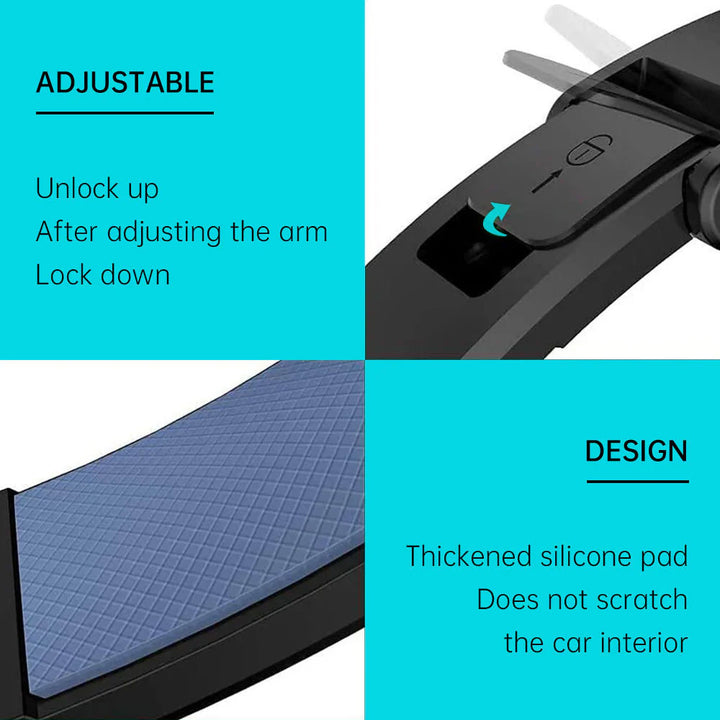 MGT-X144 | Folding Arm Suction Cup Mount | Magnetic Mount | Design for iPad, Galaxy Tab &amp; Tablet