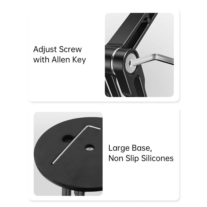 MGT-X154 | Adjustable Foldable Swivel Desktop | Magnetic Mount | Design for iPad, Galaxy Tab & Tablet