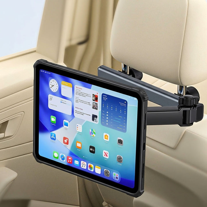 MGT-X155 | Telescopic Arm Back Seat Mount | Magnetic Mount | Design for iPad, Galaxy Tab &amp; Tablet