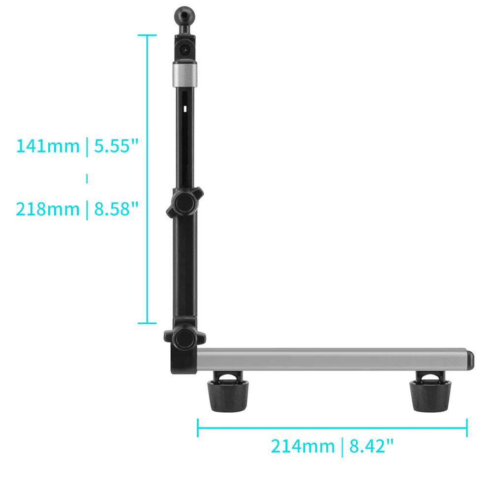 MGT-X155 | Telescopic Arm Back Seat Mount | Magnetic Mount | Design for iPad, Galaxy Tab &amp; Tablet