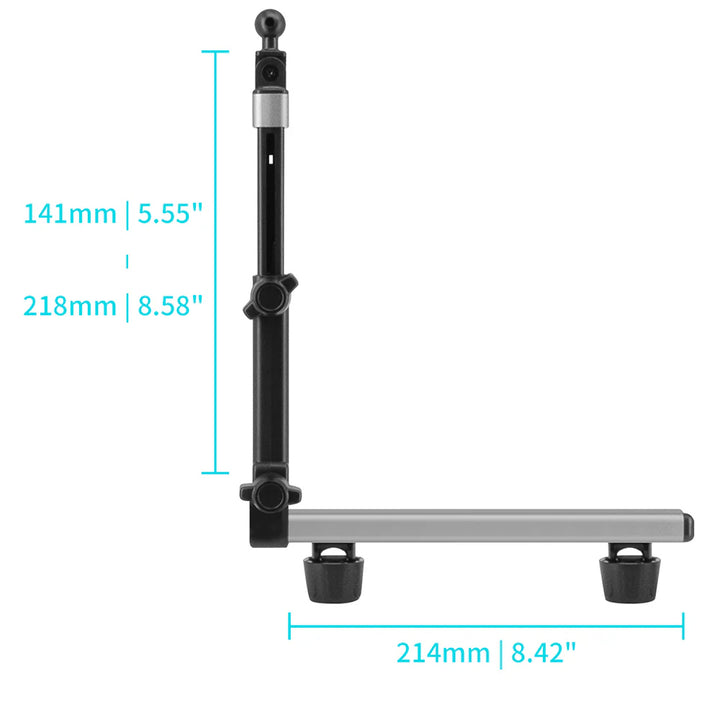 MGT-X155 | Telescopic Arm Back Seat Mount | Magnetic Mount | Design for iPad, Galaxy Tab &amp; Tablet