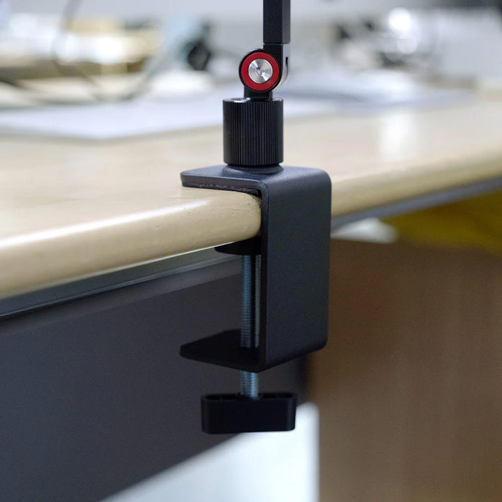 MGT-X163 | Foldable Tabletop Clamp Mount | Magnetic Mount | Design for iPad, Galaxy Tab & Tablet