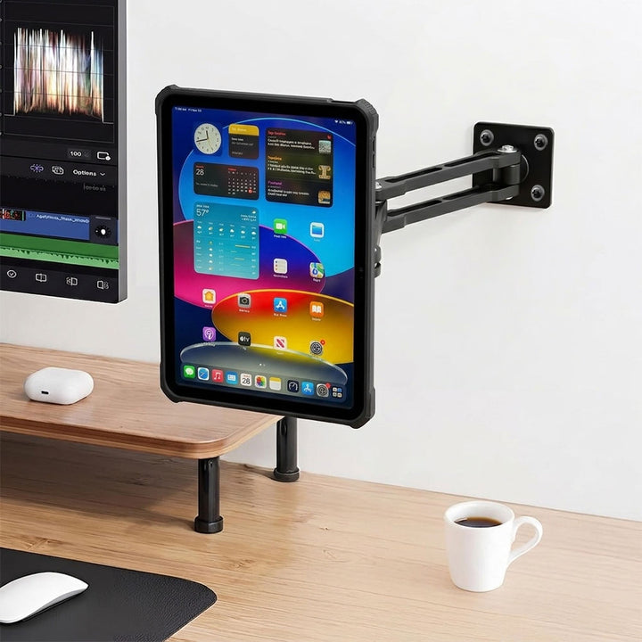 MGT-X166 | Drill-Down Wall Mount | Magnetic Mount | Design for iPad, Galaxy Tab &amp; Tablet